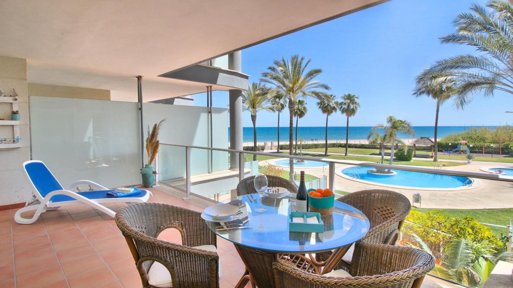 Apartamento En Mar De Ii En Primera Linea De Playa